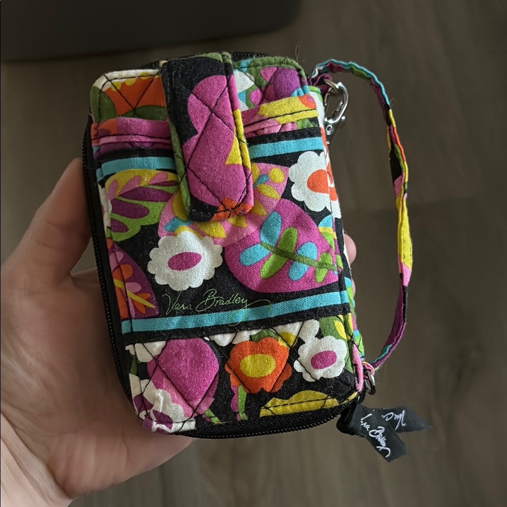 Vera Bradley Multicolor Floral Wristlet